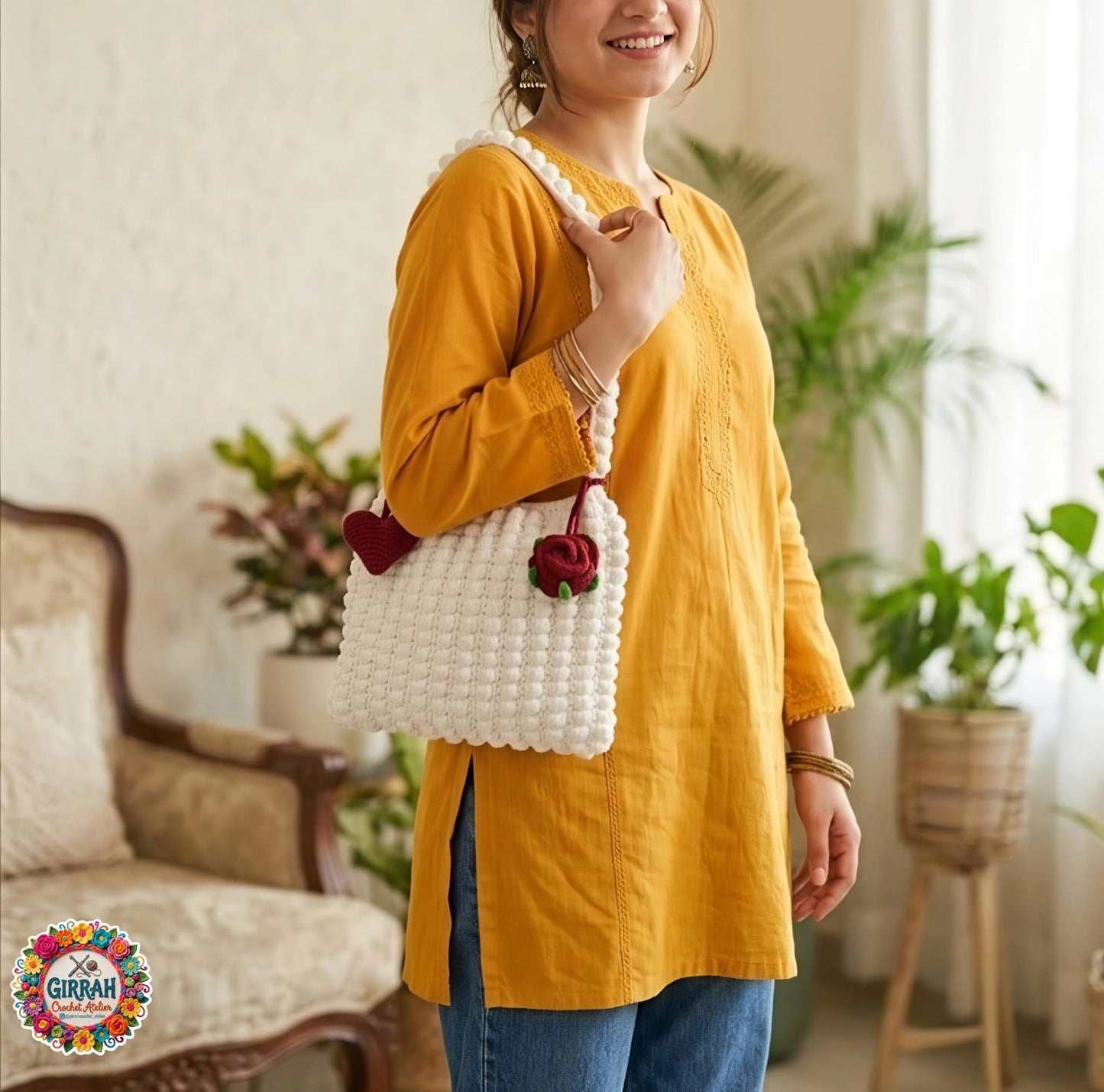 Love Pop Crochet Bag