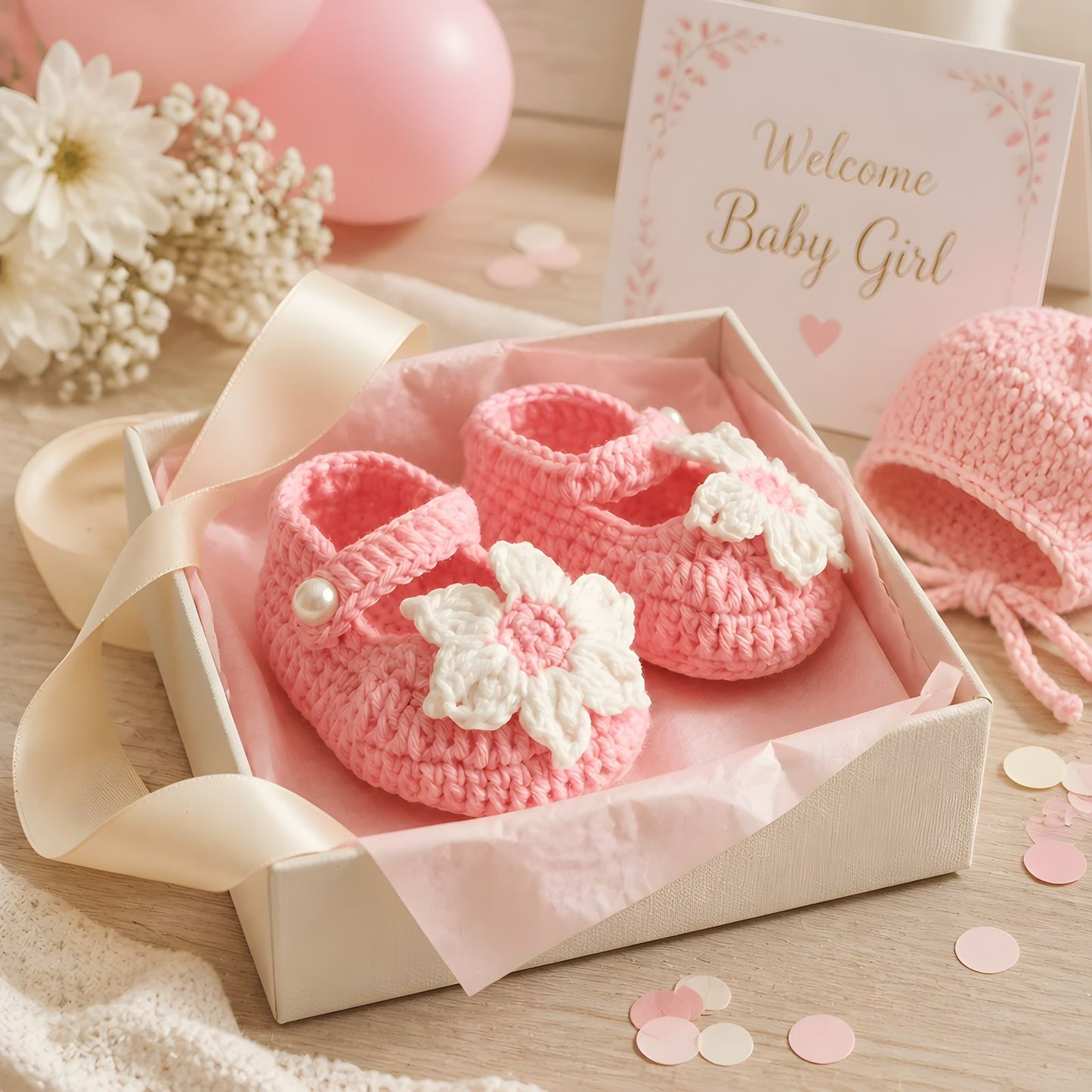 Princess Blush Booties