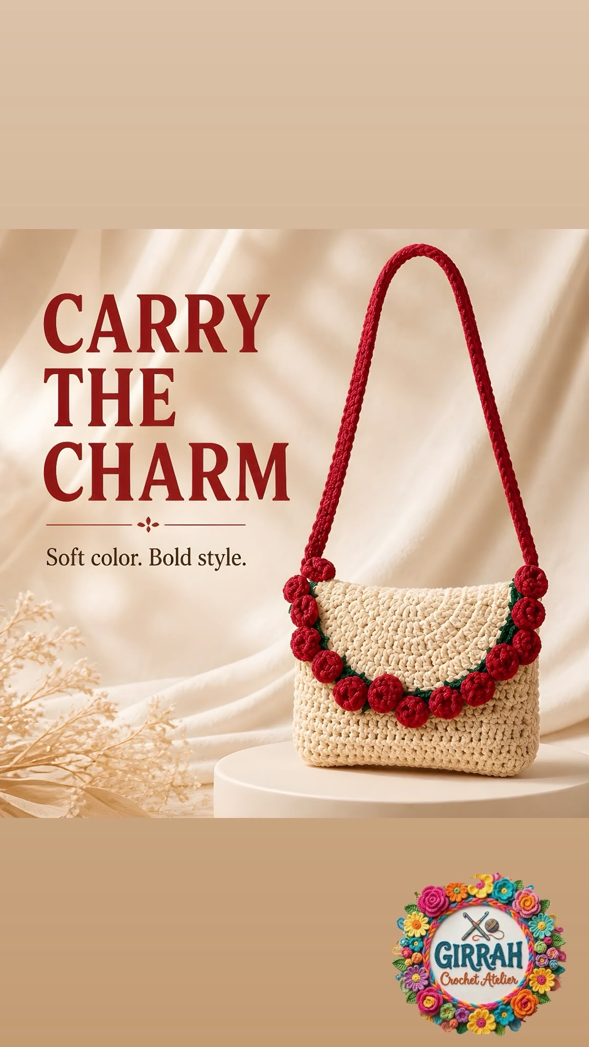 ROSE NOIR SLING BAG