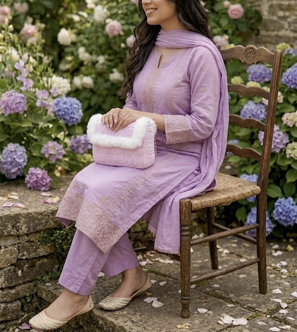 BLOUSH CROCHET PURSE