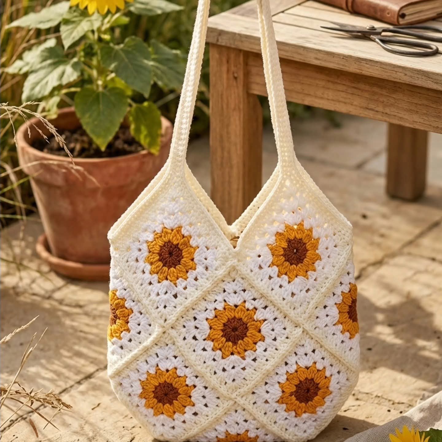 SUNLIT GRANNY TOTE