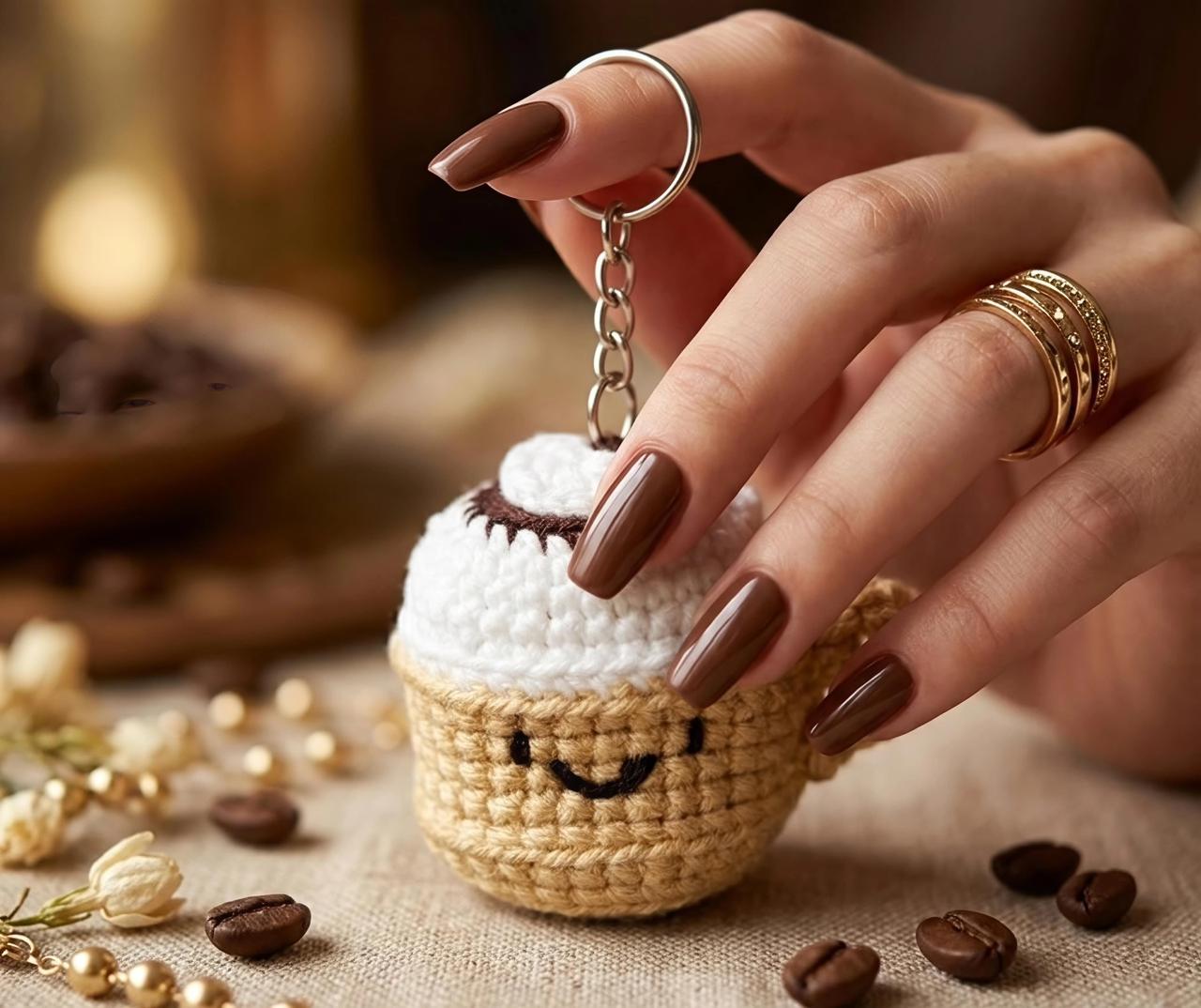 The Cozy Cuppa Keychain