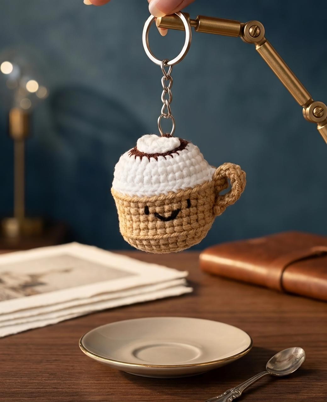 The Cozy Cuppa Keychain