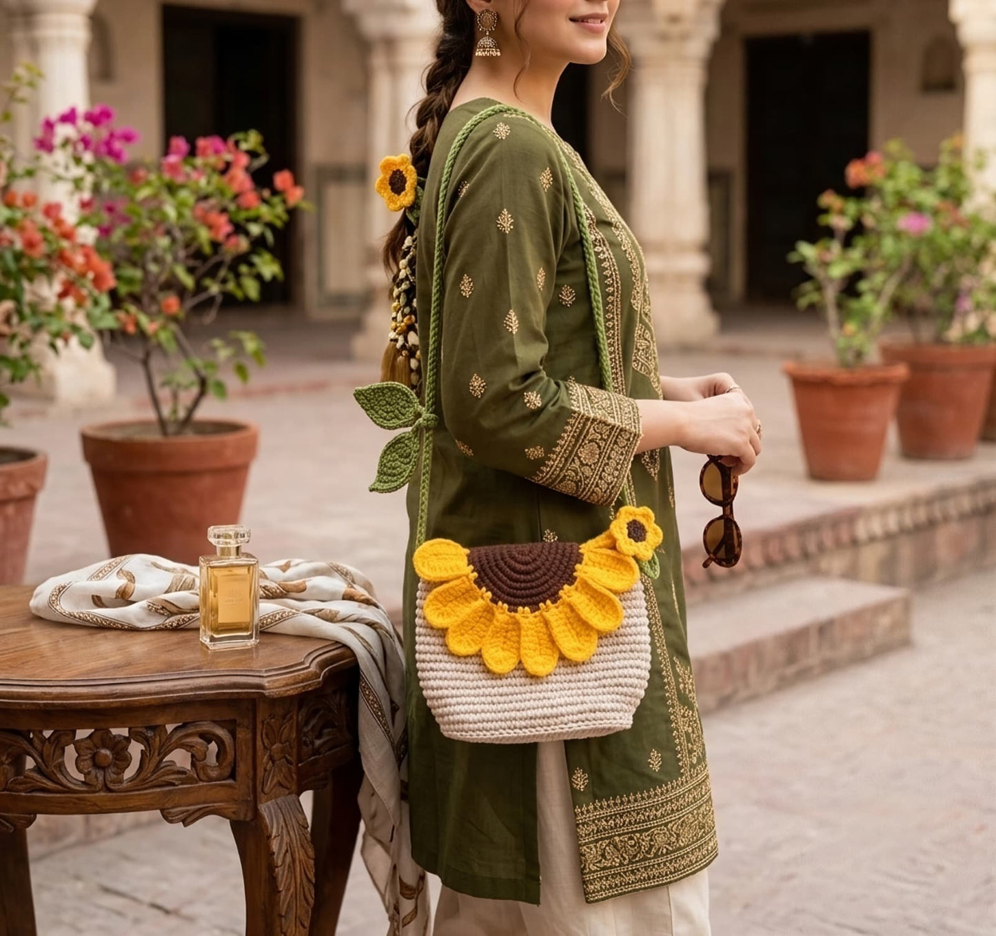 The Sunflower Bloom Shoulder Bag