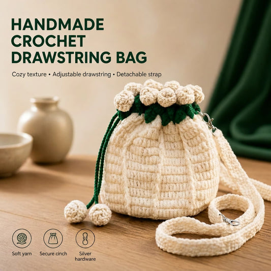 Creamy Ivory bouquet bag