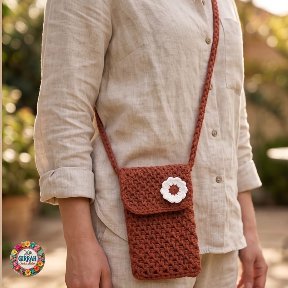 Handmade Crochet Phone Sling