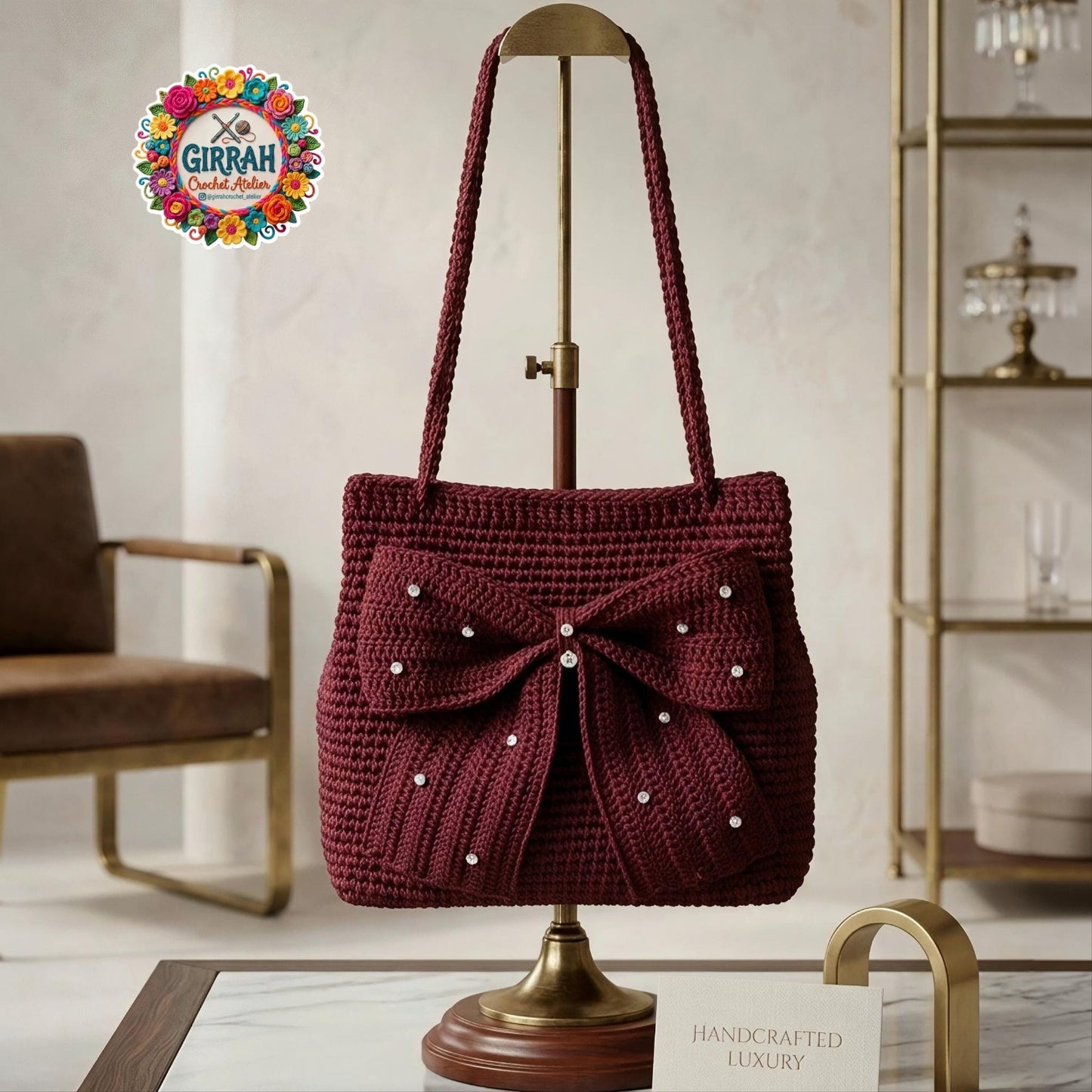 Rouge Boe Luxe Crochet Bag