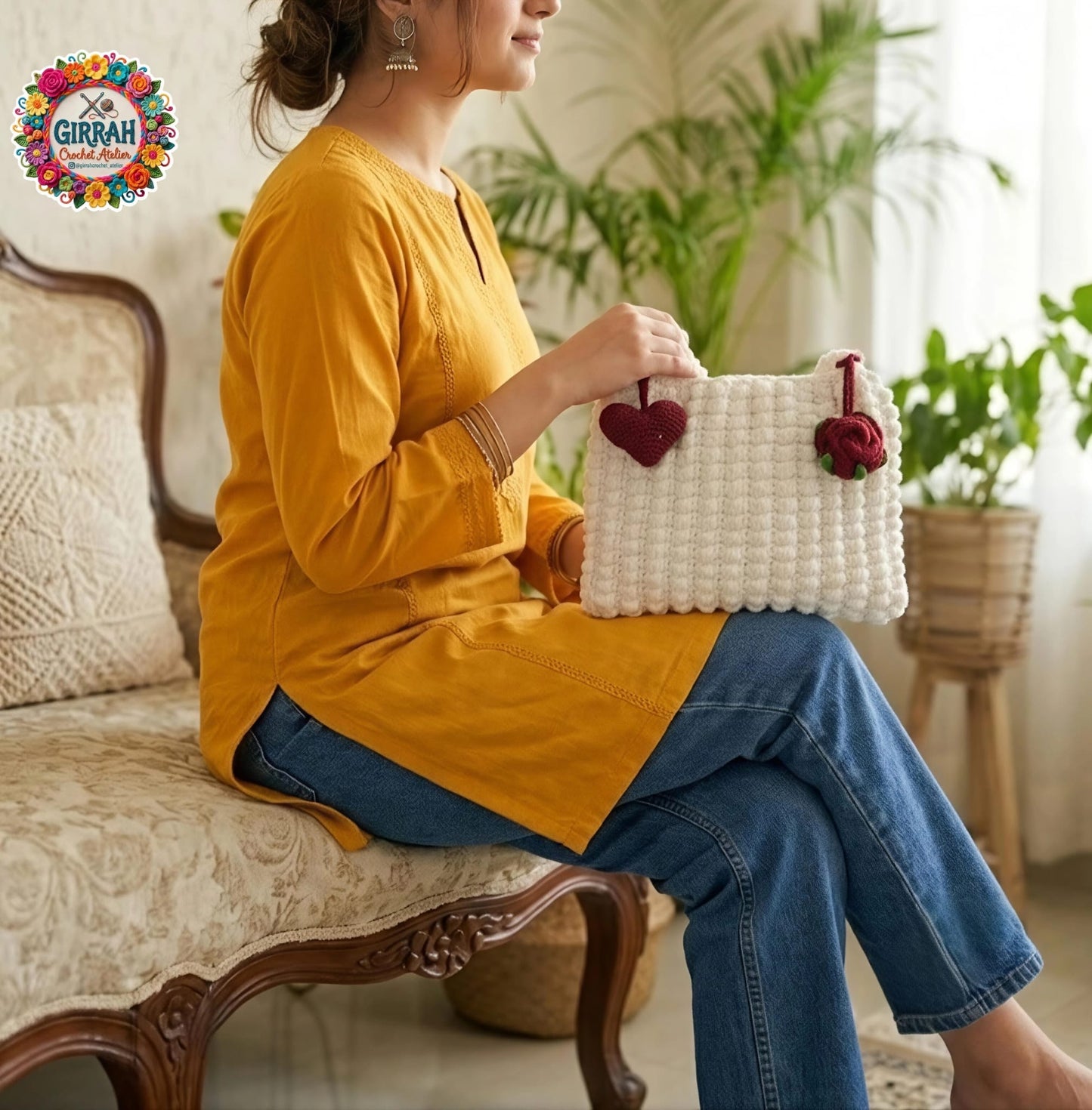 Love Pop Crochet Bag