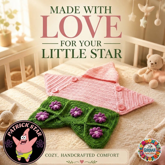 Patrick Star Crochet Jumper Suit