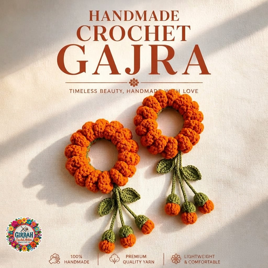 Haldi Night Marigold Genda Crochet Gajray