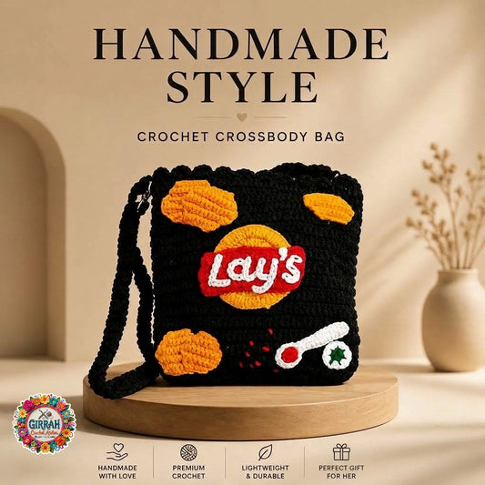 Crochet Snack Attack  Shoulder Bag
