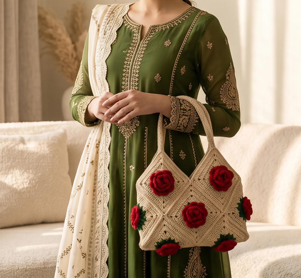The Rosalie Crochet Tote