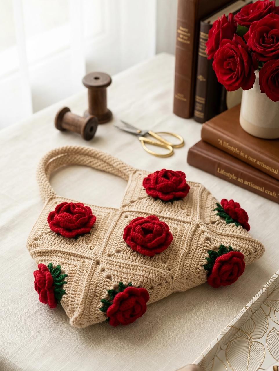 The Rosalie Crochet Tote