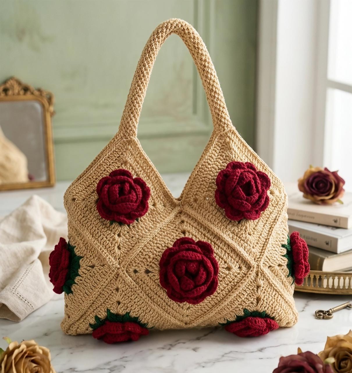 The Rosalie Crochet Tote