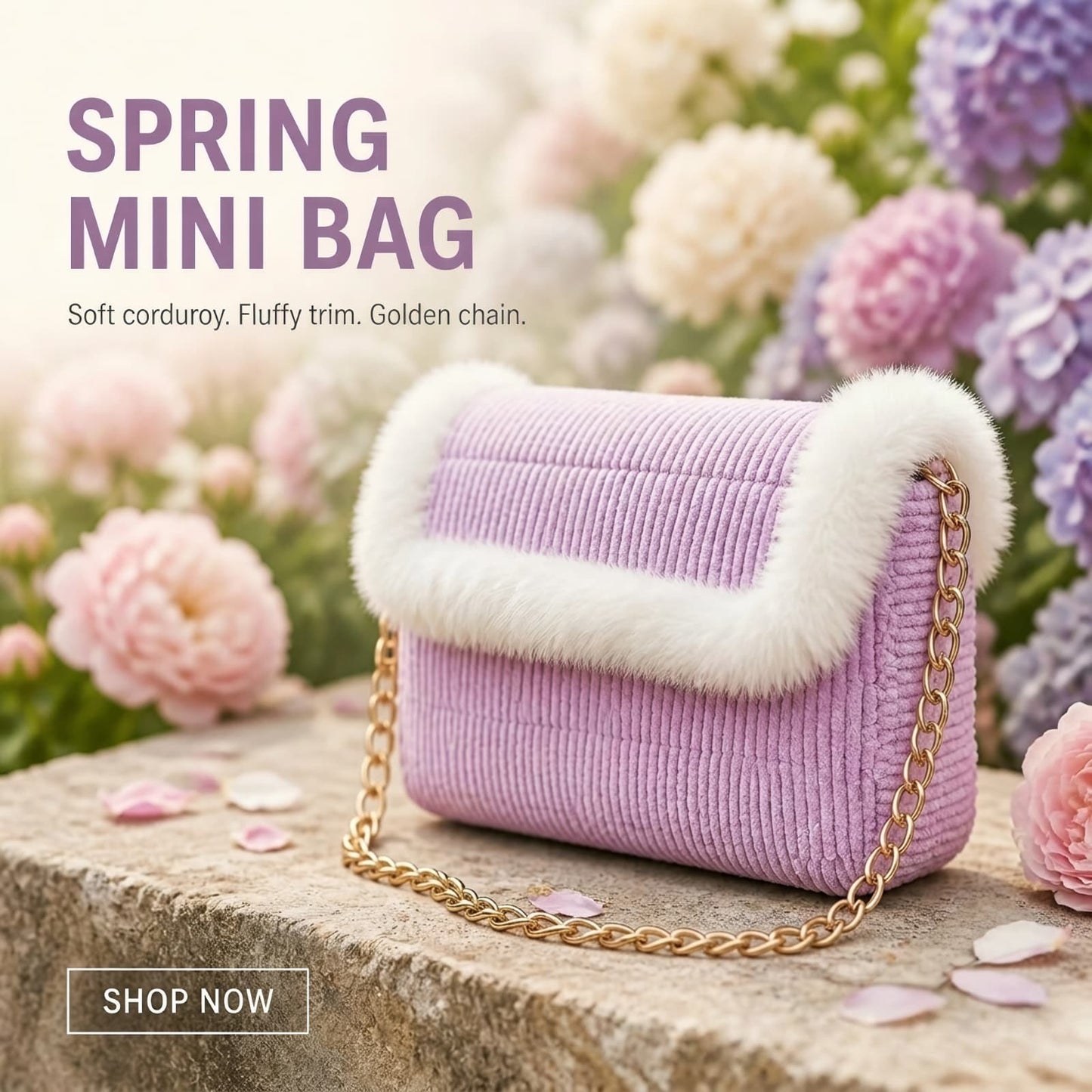 BLOUSH CROCHET PURSE