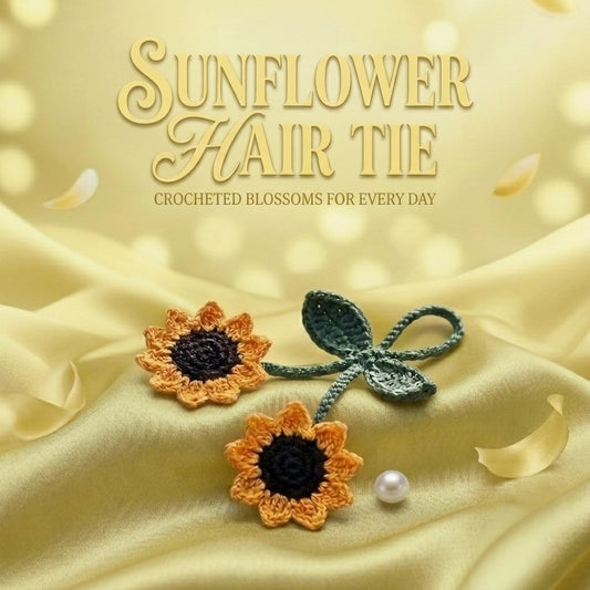 Sunflower Hair Tie