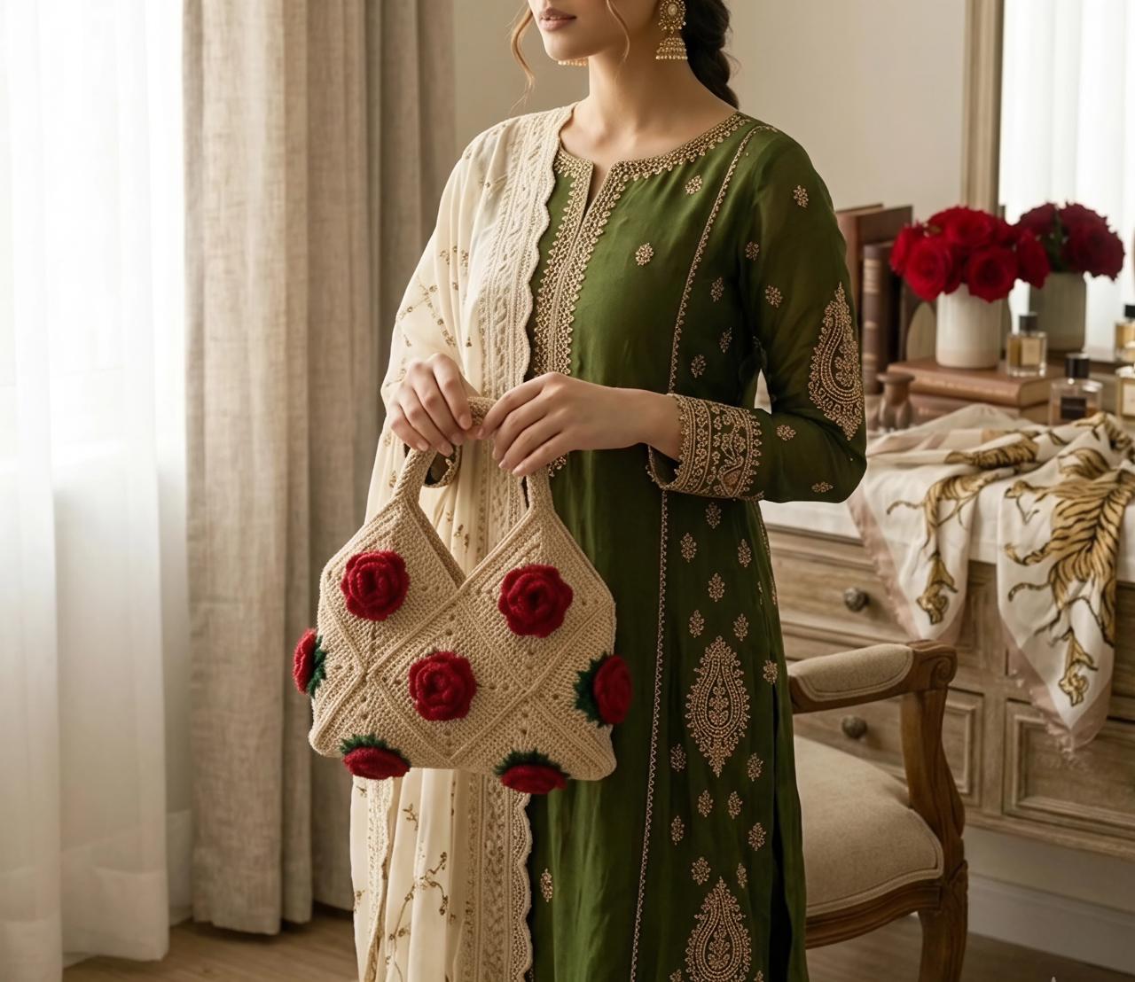 The Rosalie Crochet Tote