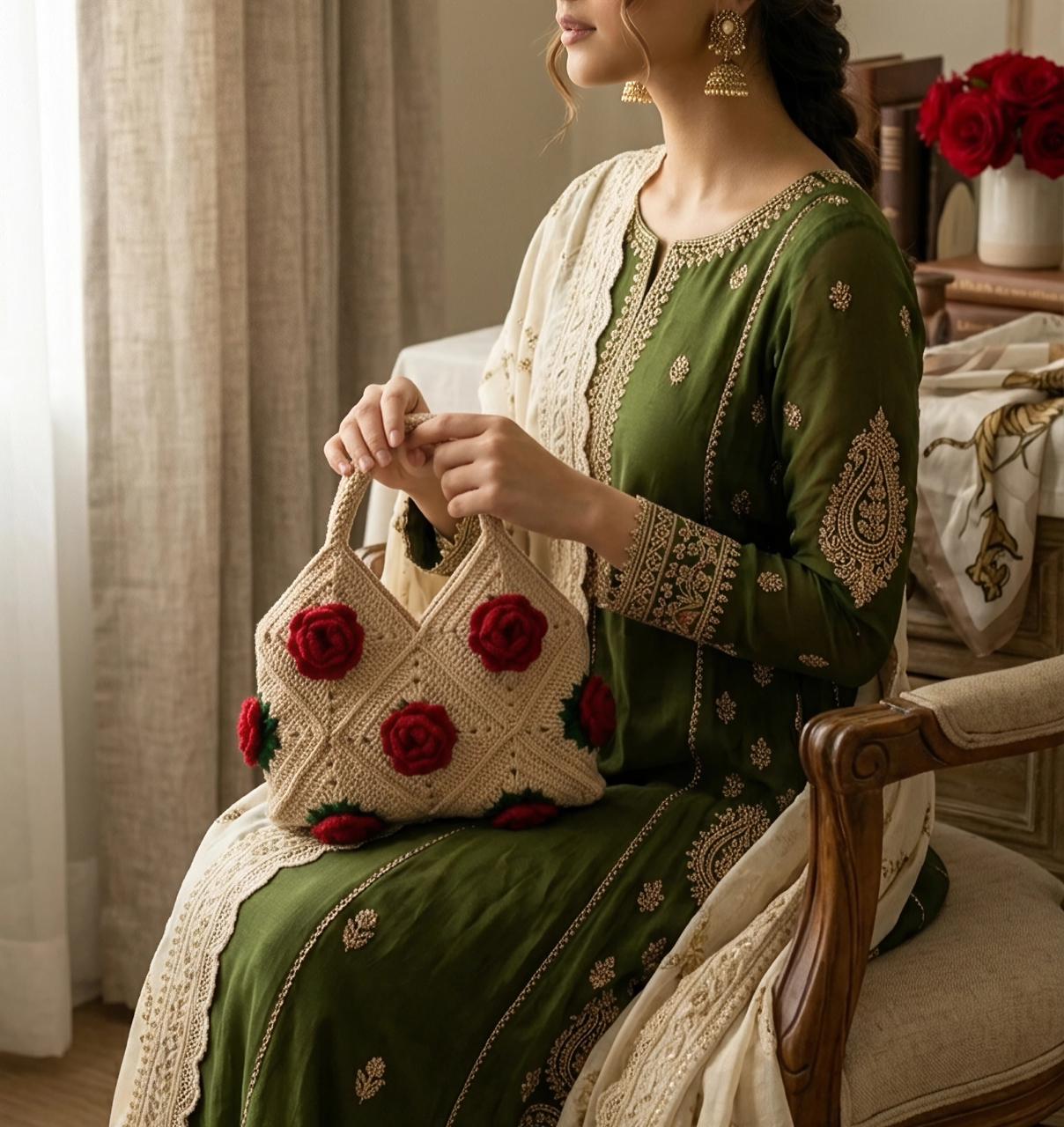 The Rosalie Crochet Tote