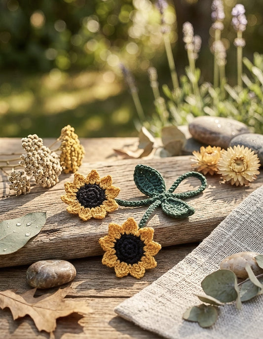 Sunflower Hair Tie